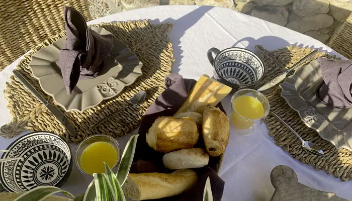Petit déjeuner maison inclus – lodge La Noccemada Verdon